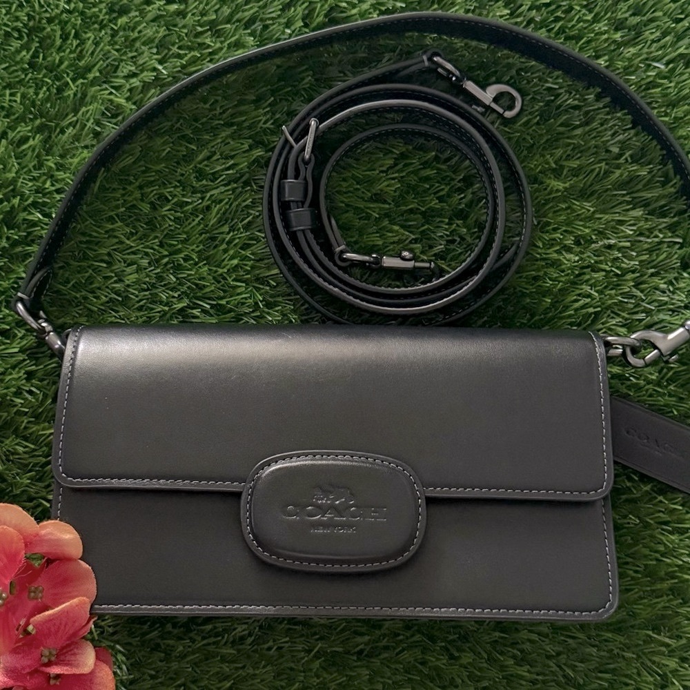 Coach Black Crossbody Bag with Minimalist Design